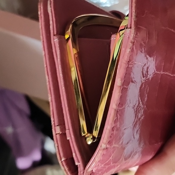 mui mui crocodile Wallet With Box Pink - Picture 7 of 12